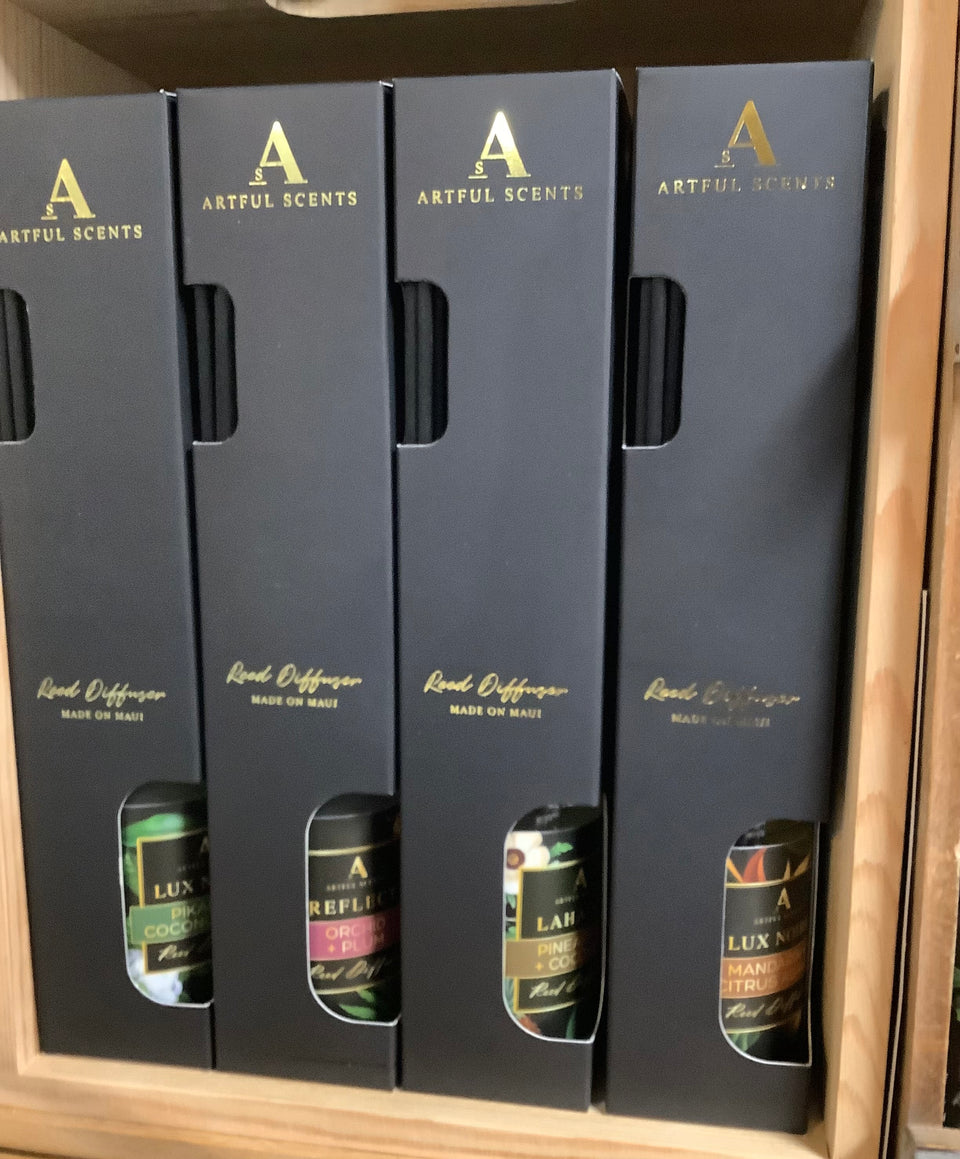 Examples of several diffusers in the shop