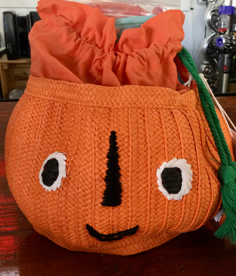 Pumpkin basket close up