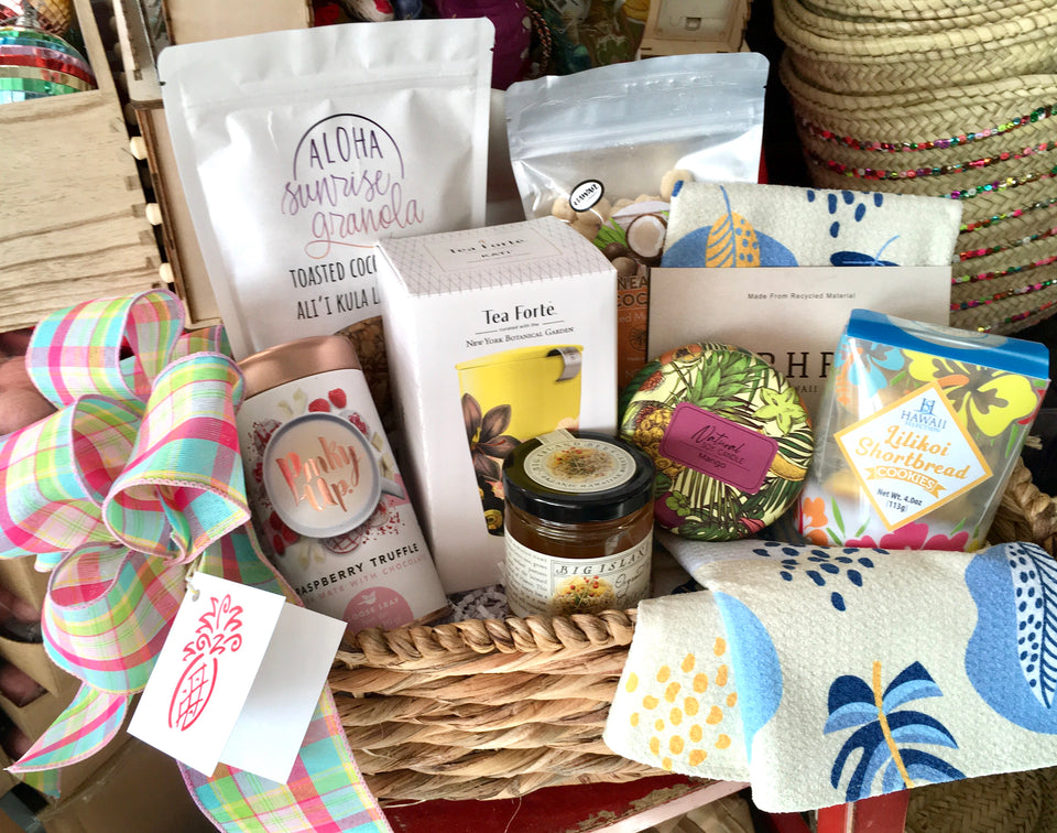 Examples of items that can come in your gift basket