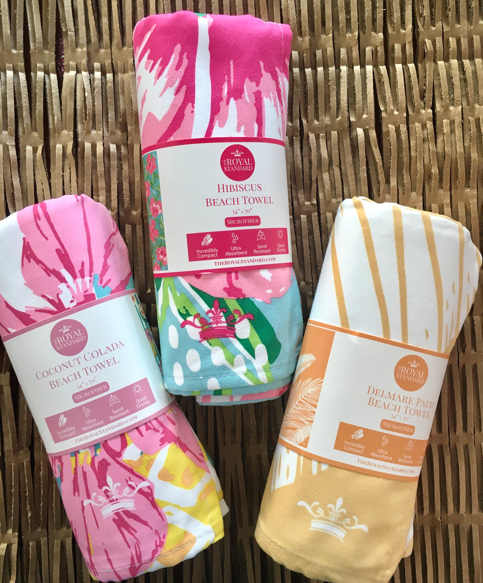 examples of Roal standard towels rolled up