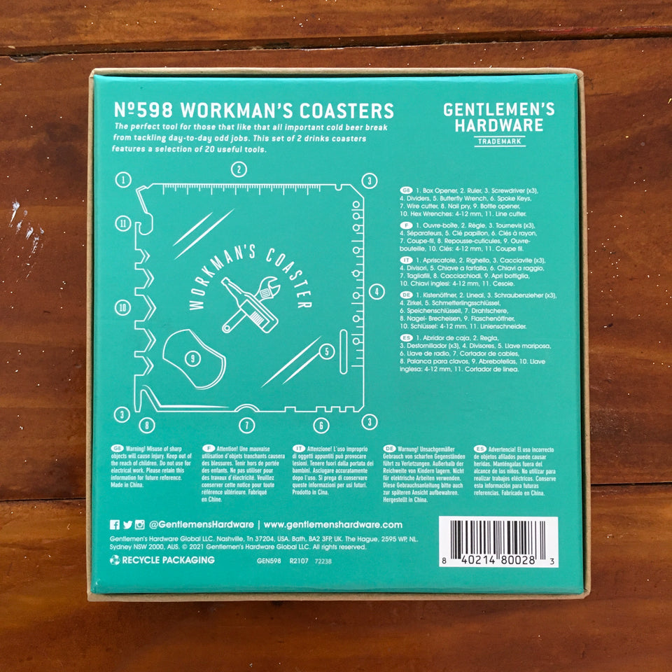 back of package