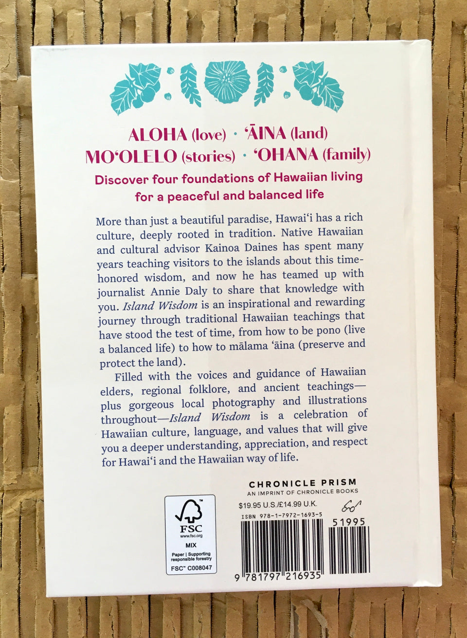 Island Wisdom book by Kaina Danie’s and Annie Daly