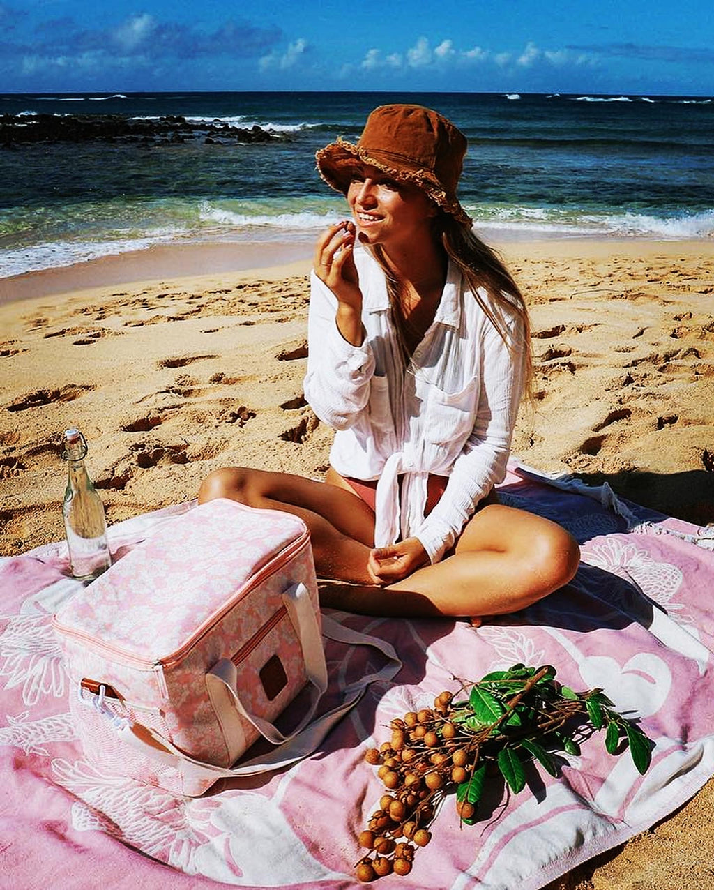 DH x Eha Culture Hawaiian Beach Towel — Dark Horse Coffee Roasters