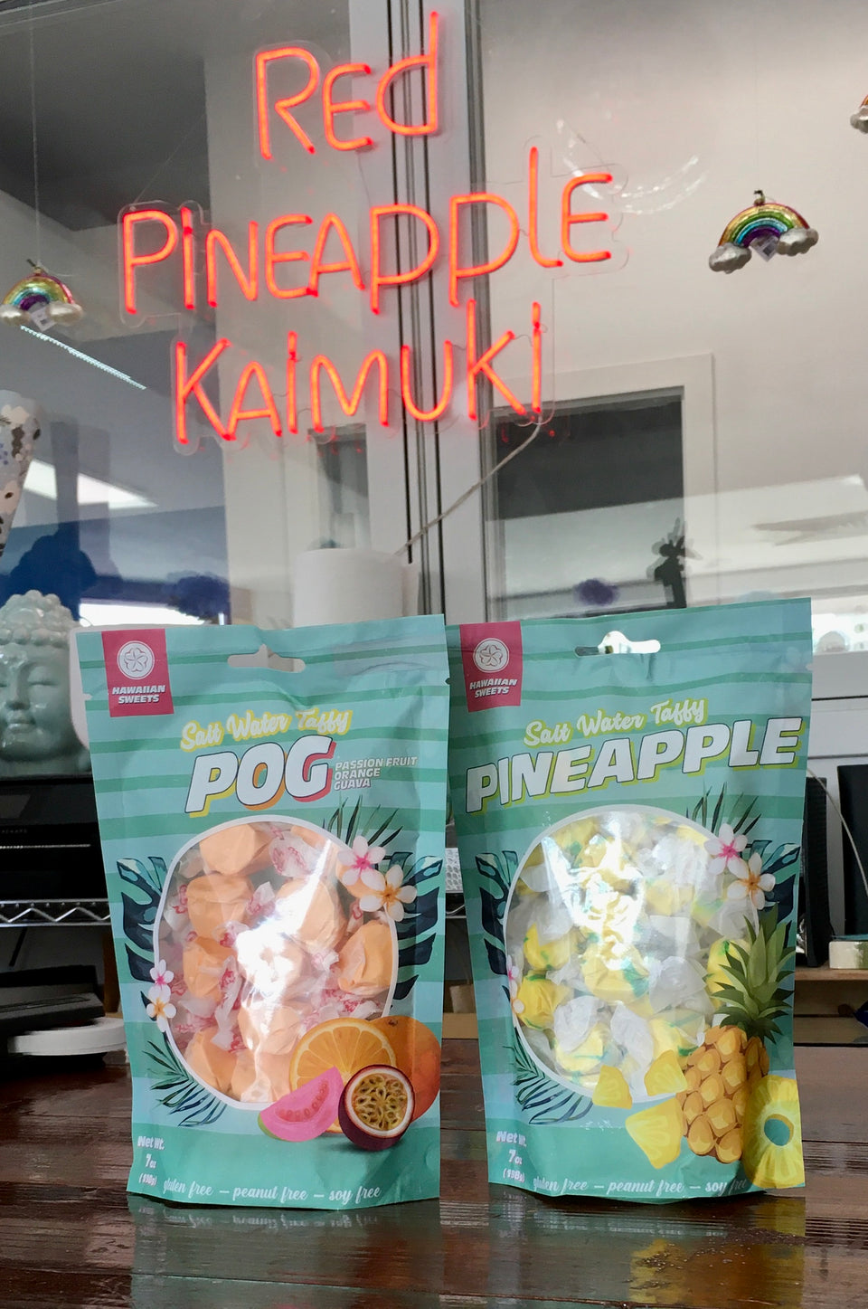 Two packages of taffy