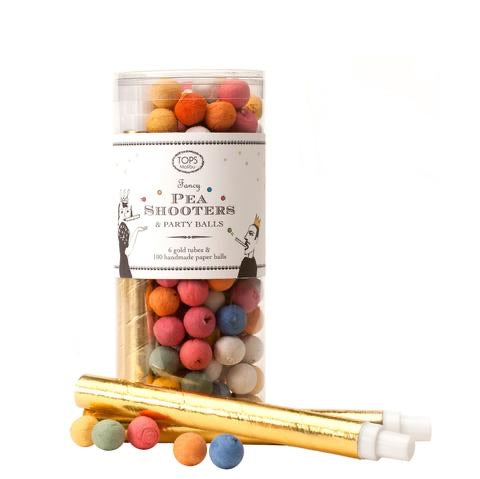 close up of pea shooters game colorful balls and gold tube