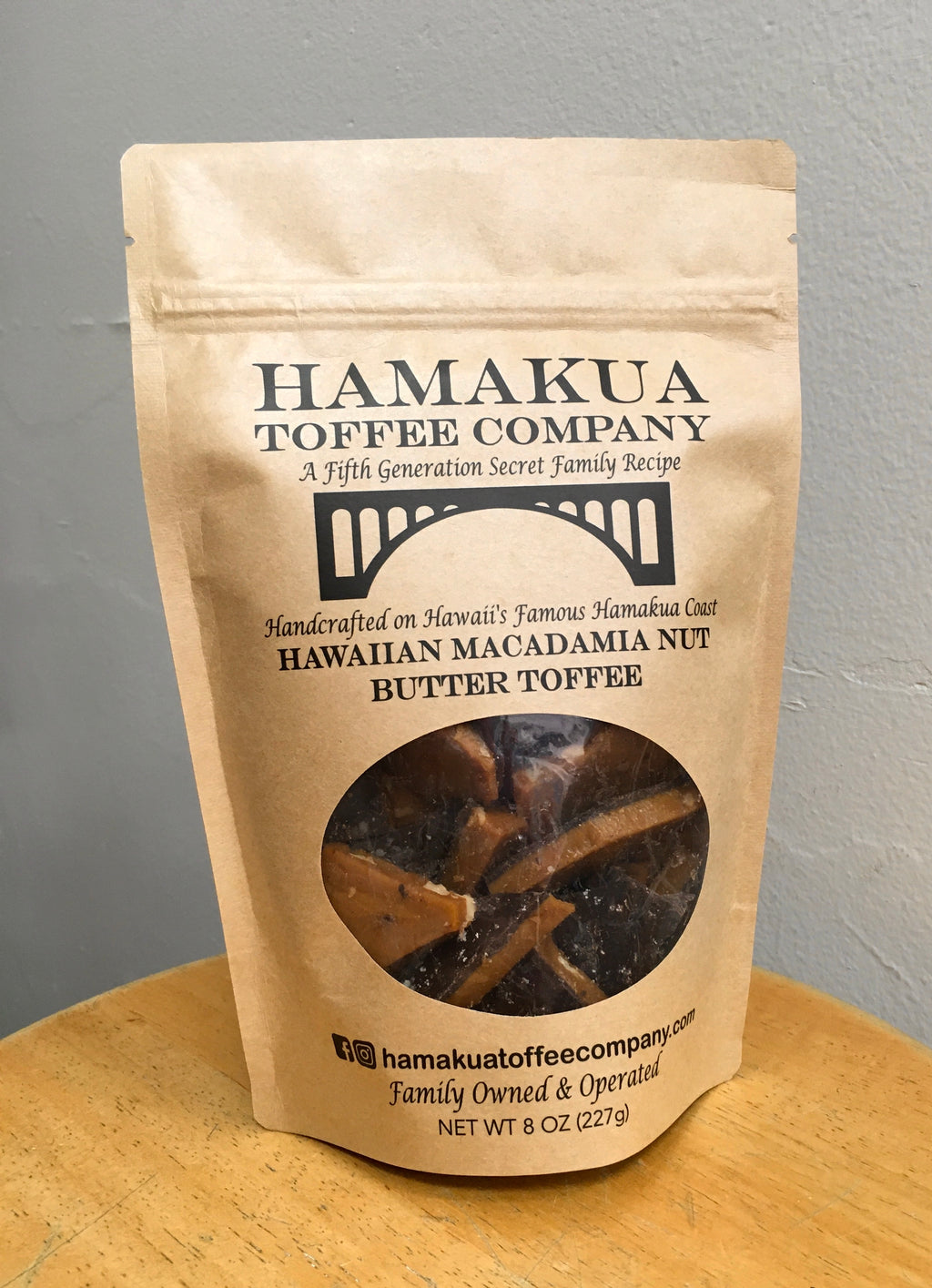 Hamakua Hawaiian Macadamia Nut Butter Toffee Red Pineapple