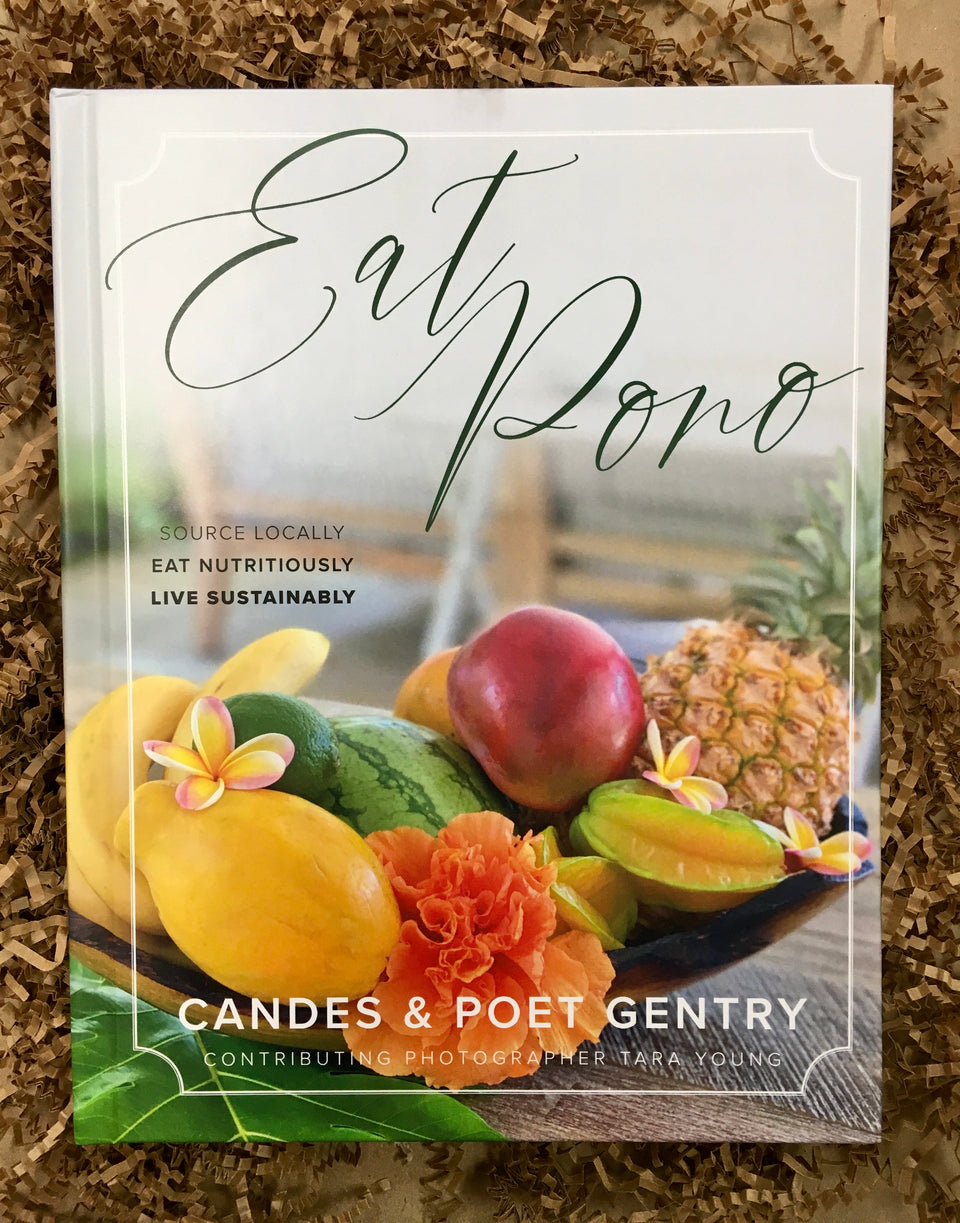 close up of eat pono cookbook