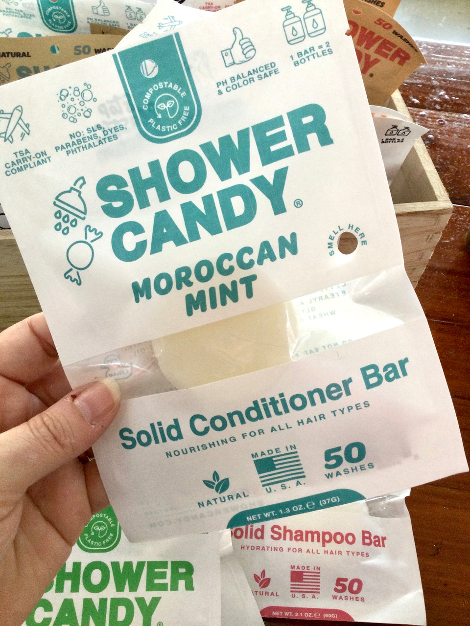 Showing conditioner bar Moroccan Mint