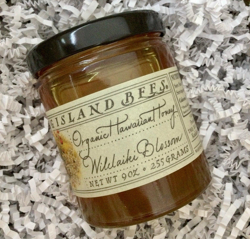 Jar of Wilelaiki Blossom honey