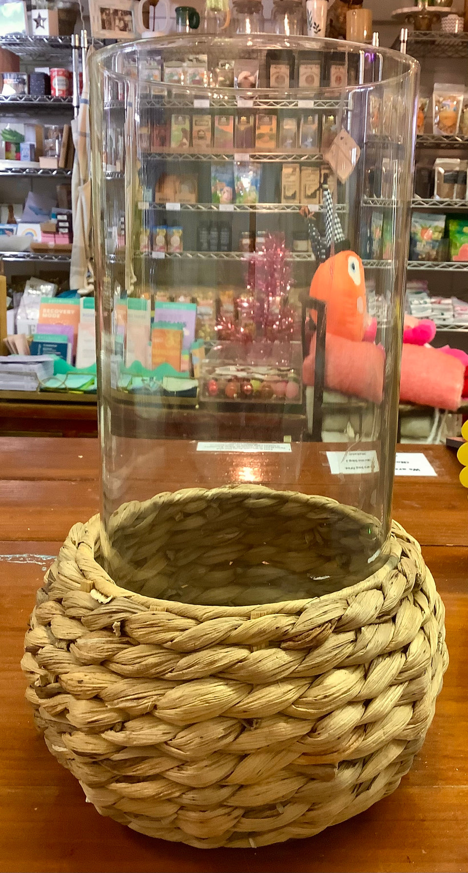 Tropical candle holder