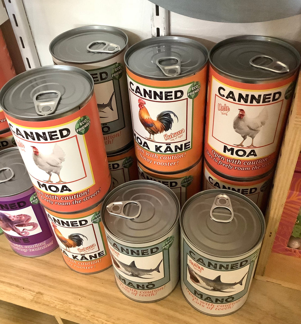 Showing the pop top on the cans