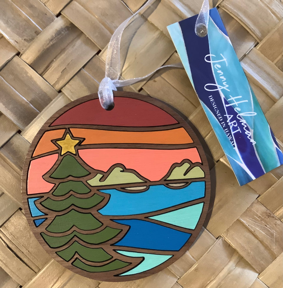 Locally Made Wooden Ornaments