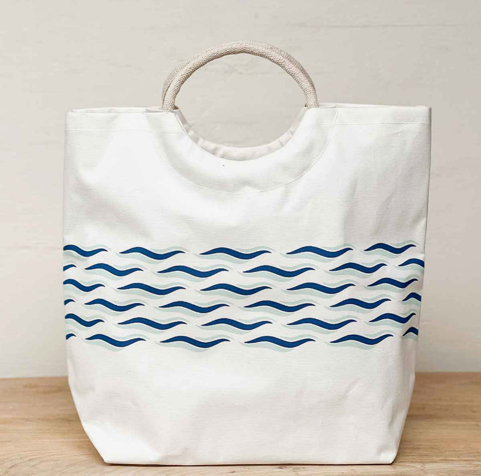 Waves Tote - Includes free delivery on Oahu!