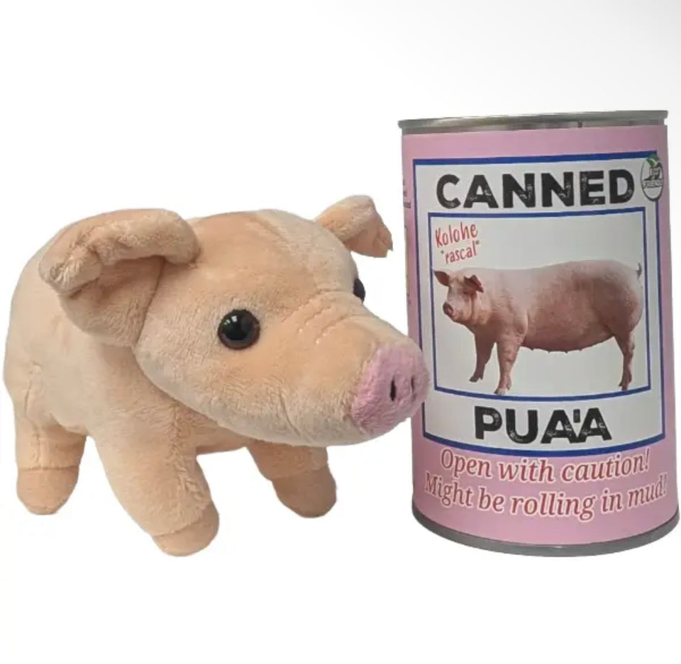 Hawaiian canned stuffed pets
