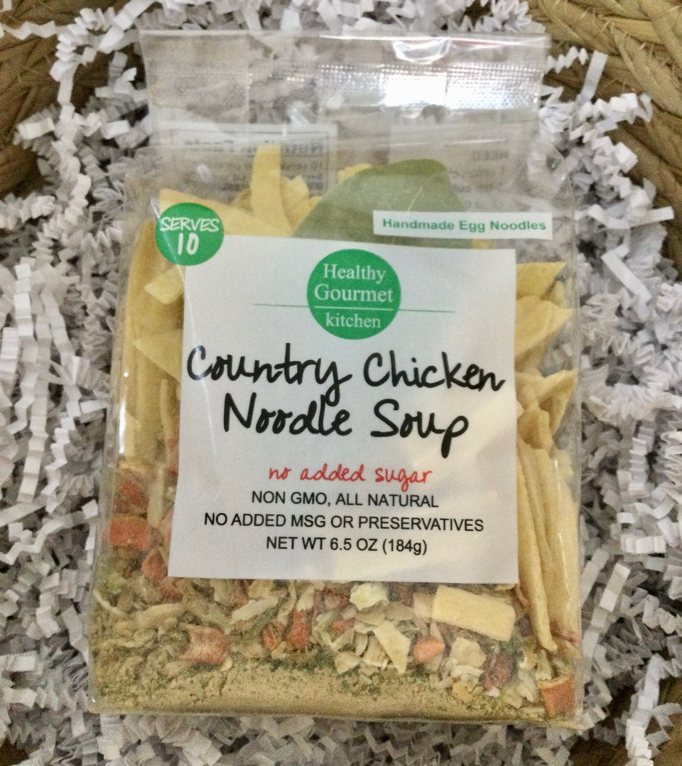 Example of healthy gourmet soup package