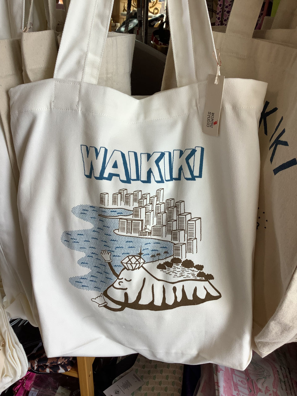 Waikiki Daimond Head Tote - Includes free delivery on Oahu