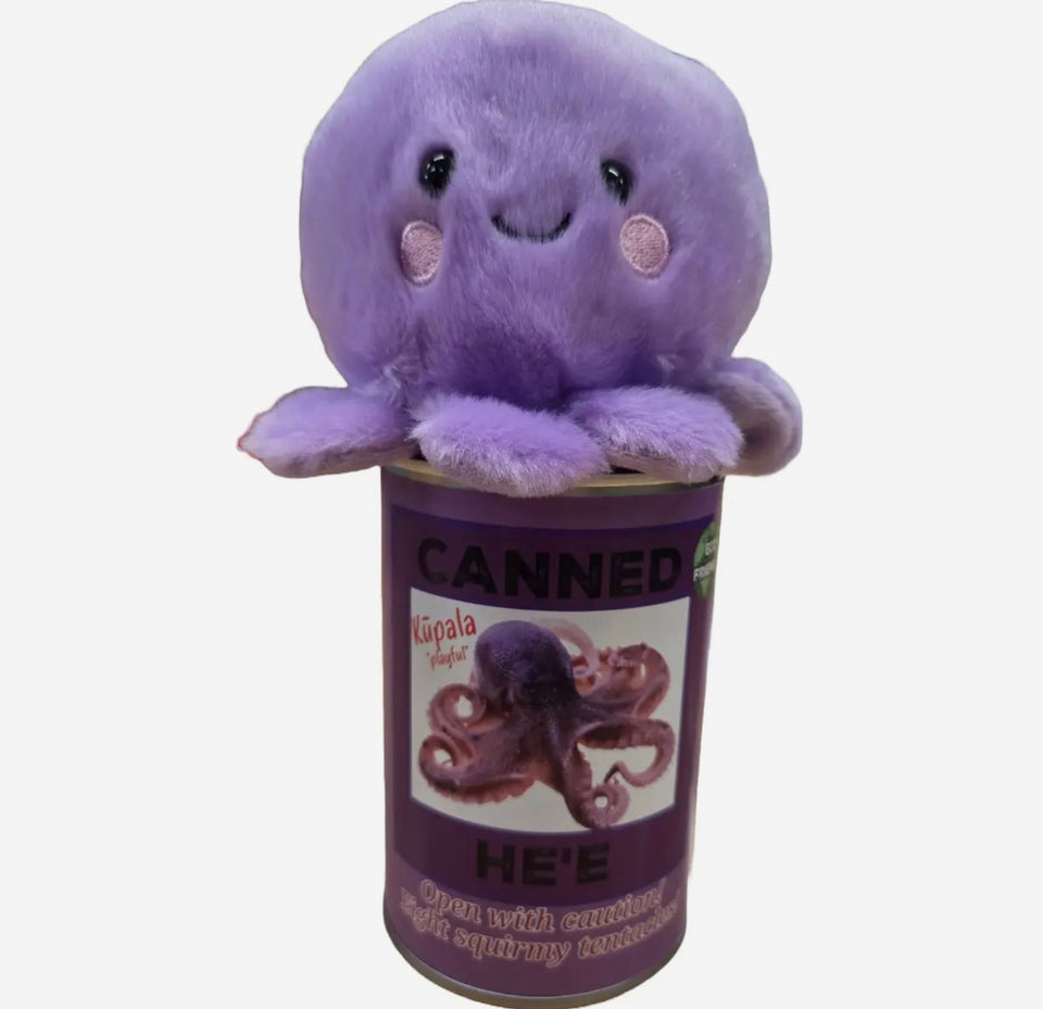He’e - octopus sitting on top of can