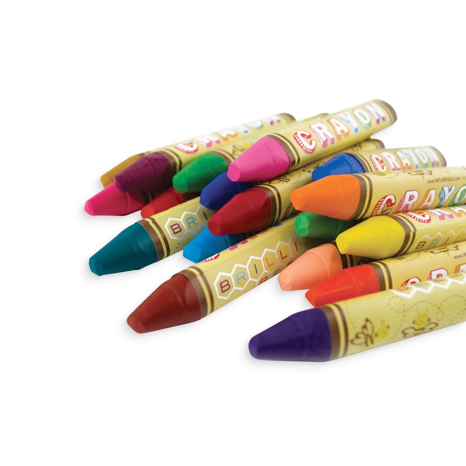 Shows shape of the crayons 