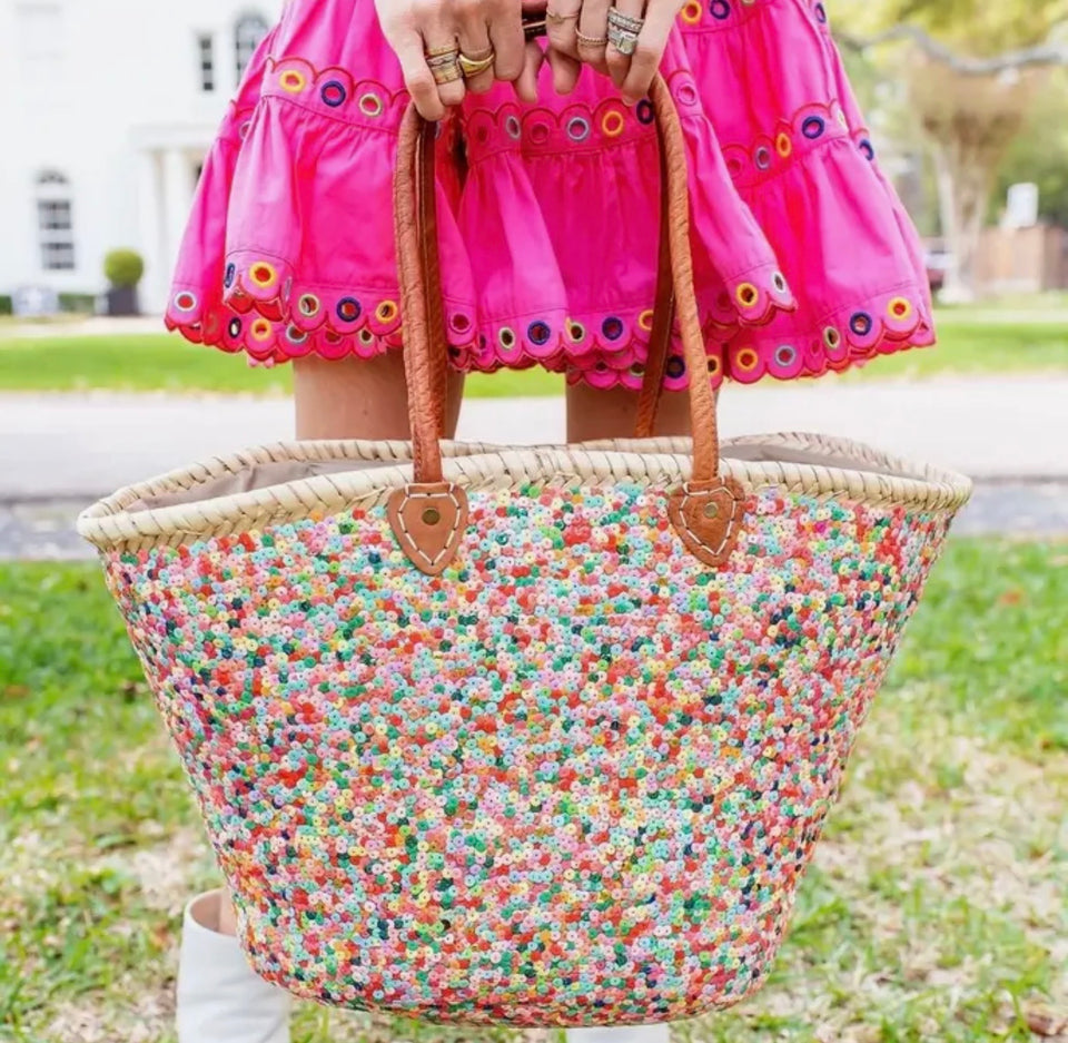 Woven Moroccan Tote - Includes Free Delivery on Oahu