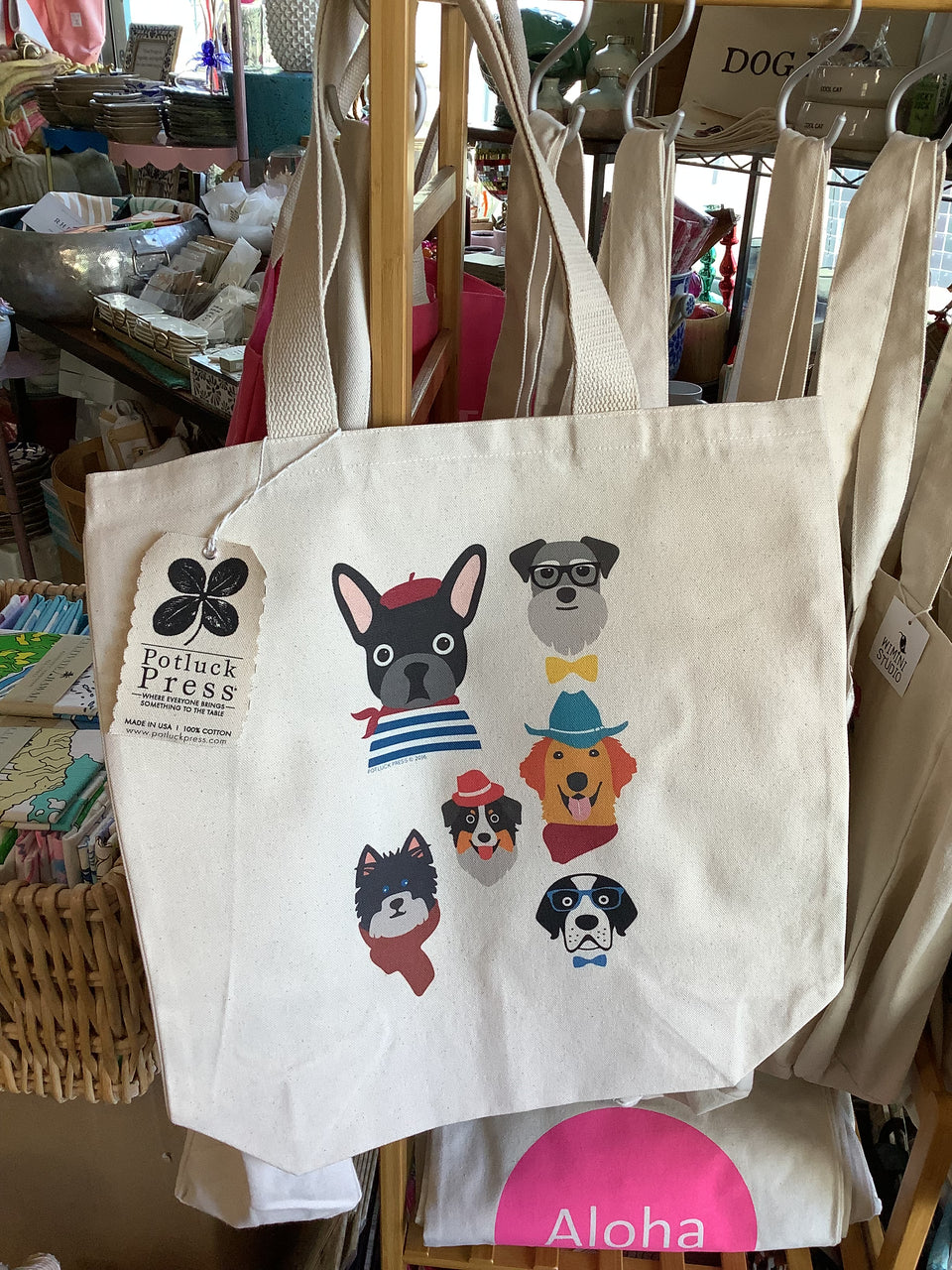 Dog’s tote dog tote full view