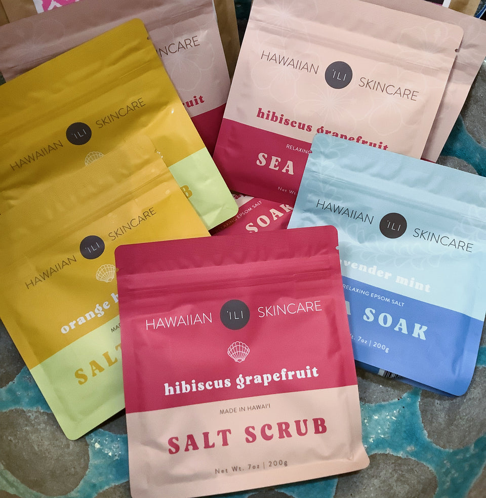 Coffee or Salt Scrub by 'Ili