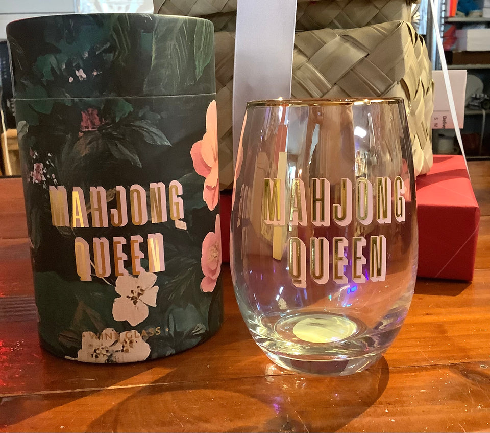 Mahjong Queen Glass