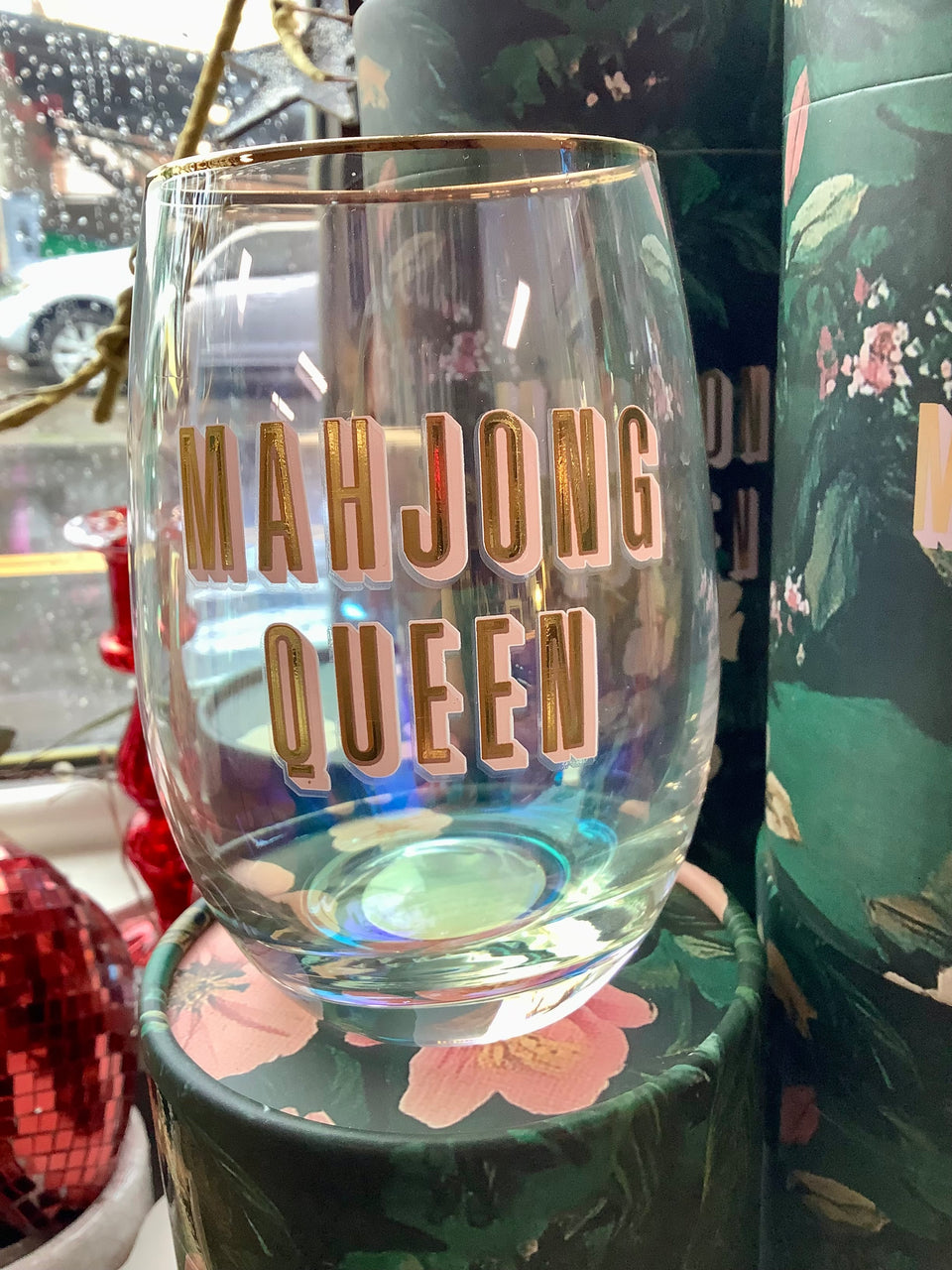 Mahjong Queen Glass
