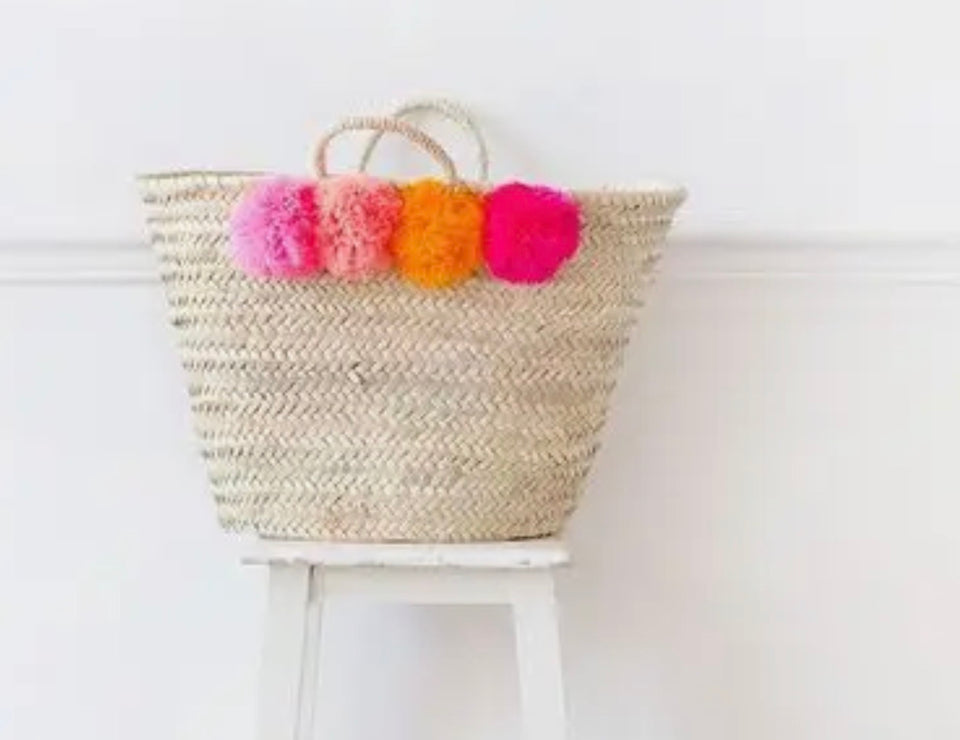 Woven Moroccan Tote - Includes Free Delivery on Oahu