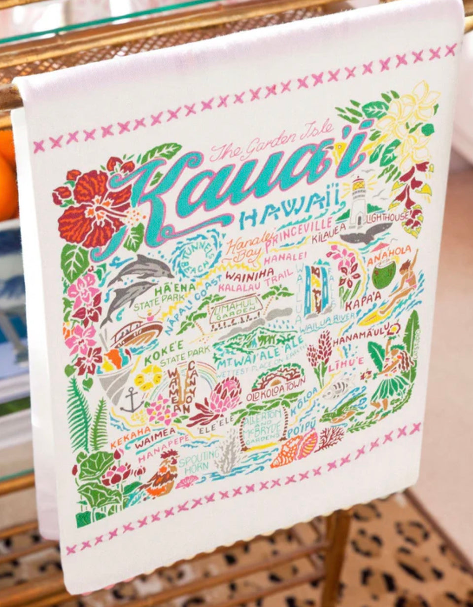Kauai dish towel