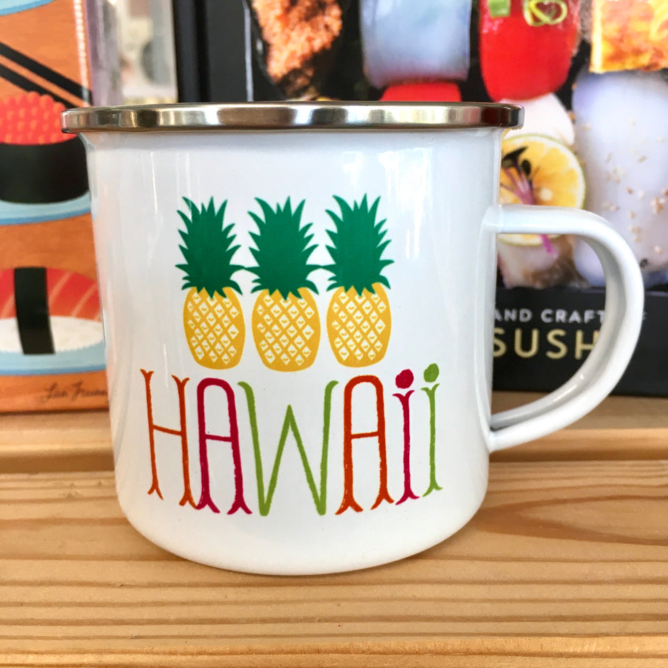 hawaii pineapple mug