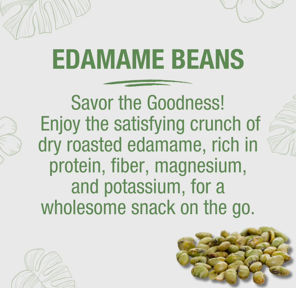 Dry roasted edamame - photo used with permission from Nakihalani farms