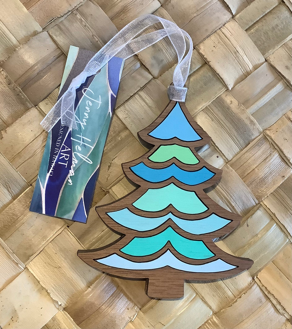 Ocean Christmas tree ornament