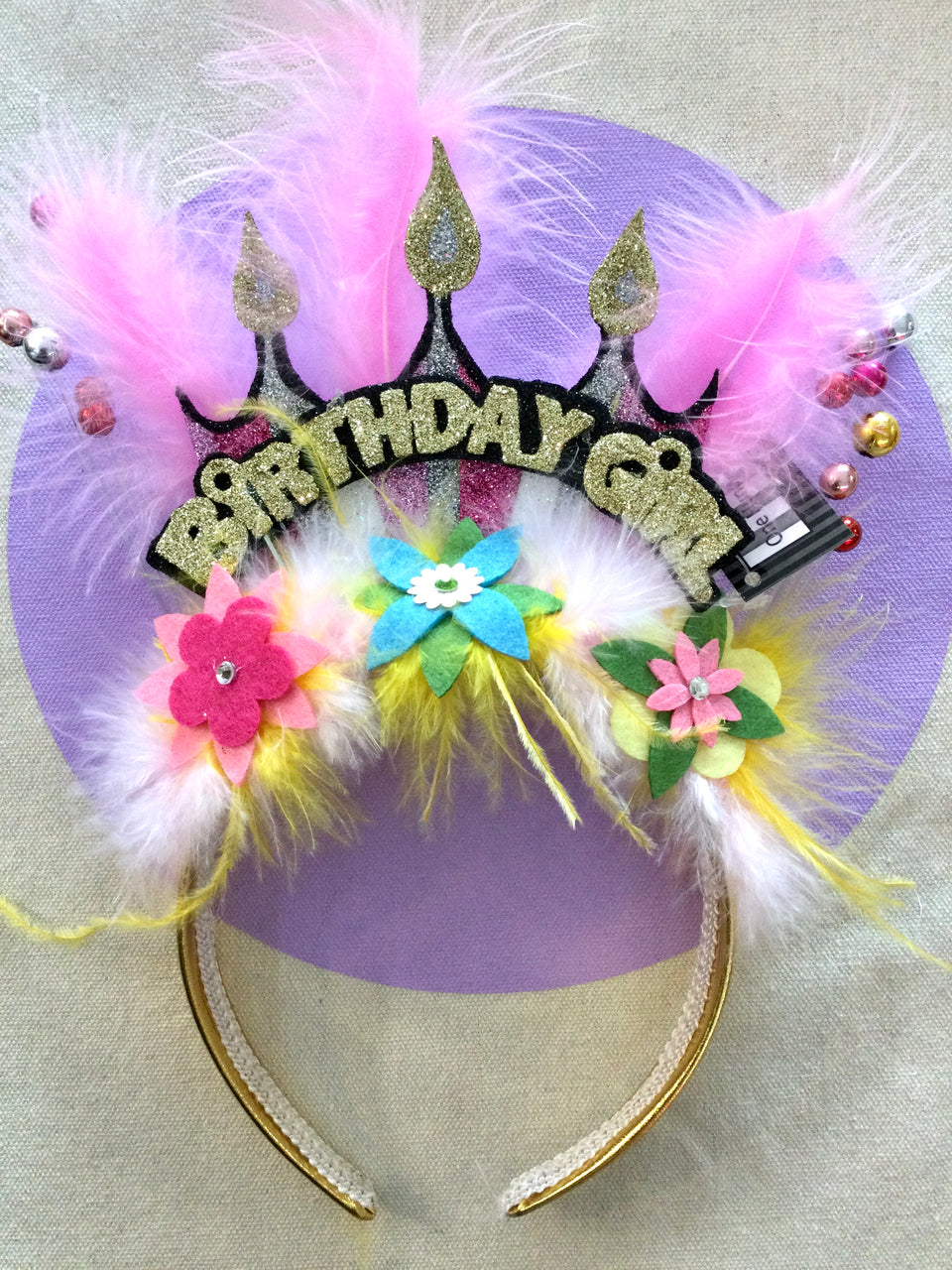 Birthday crown headband