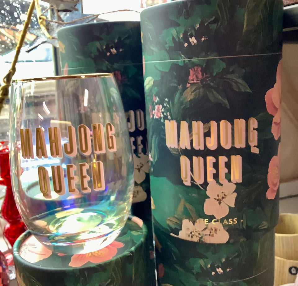 Mahjong Queen Glass