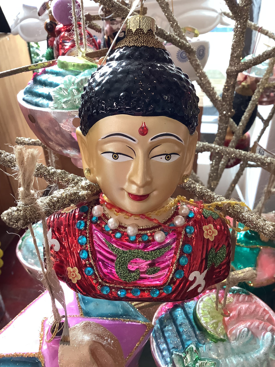Buddha head ornament