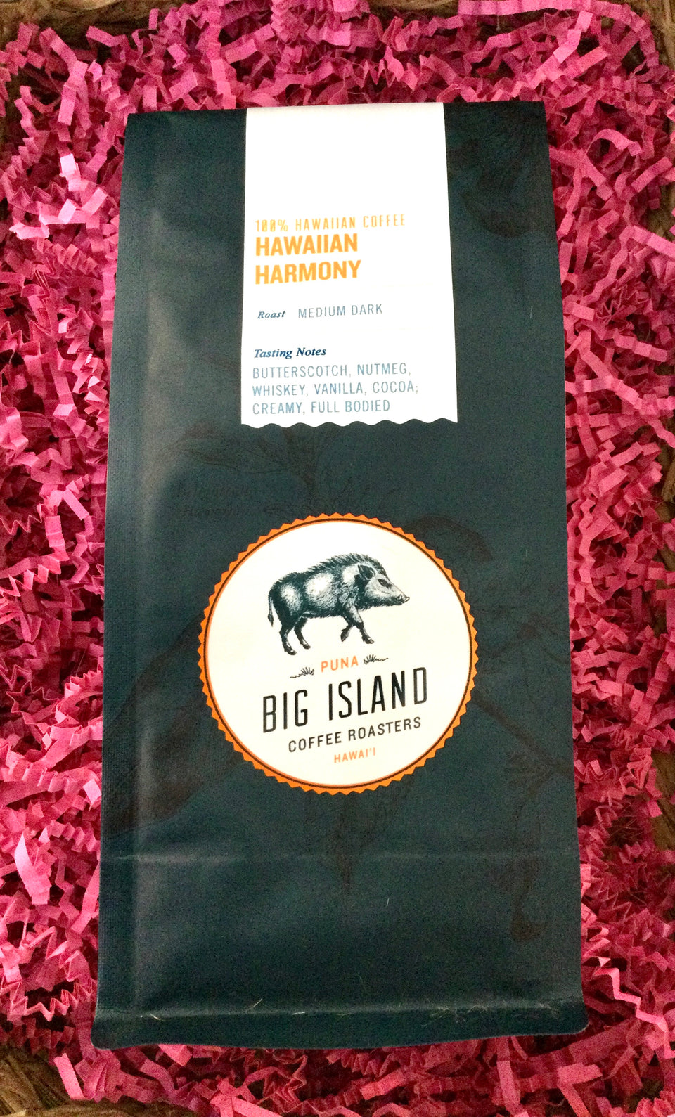 Package of big island roasters coffee