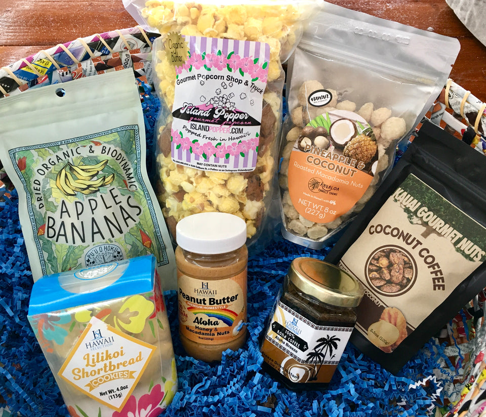 Custom Hawaii Treats - gift basket