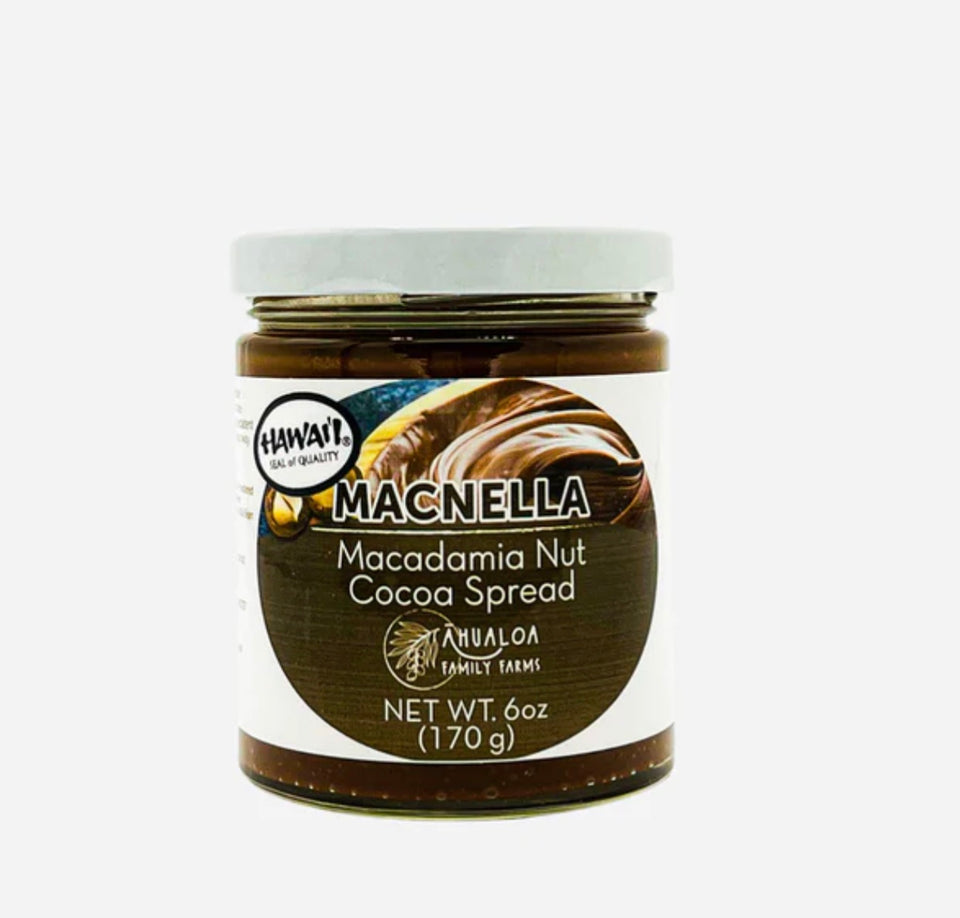 macnella nut spread in a jar