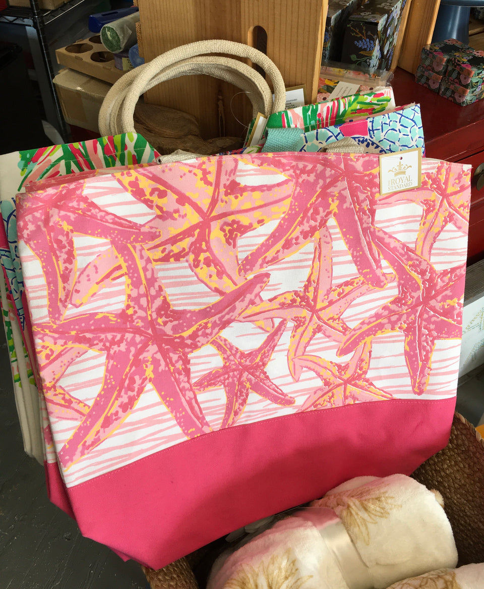 Starfish Beach Tote (Pink) - Includes Free delivery on Oahu!