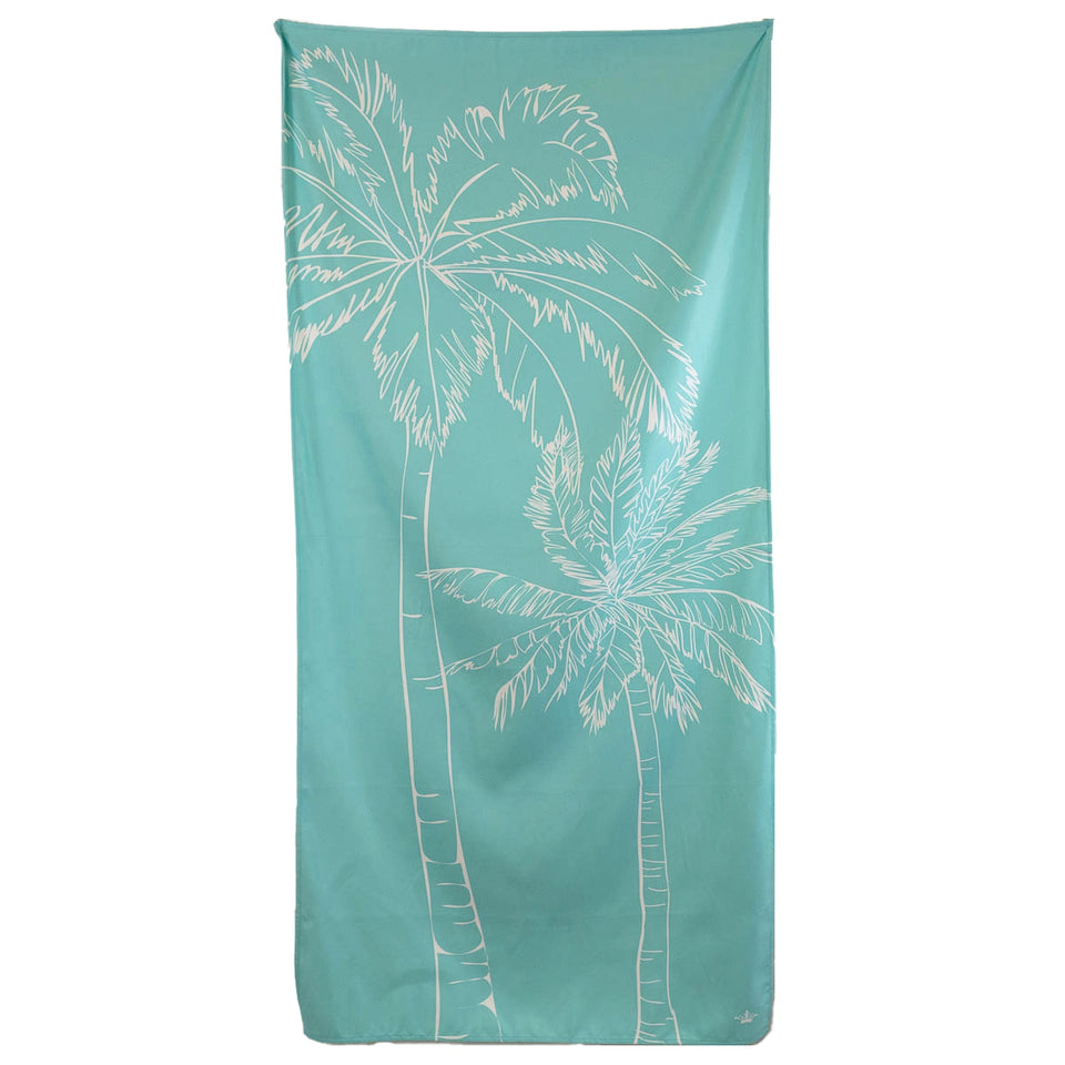 blue palms mazu towel 