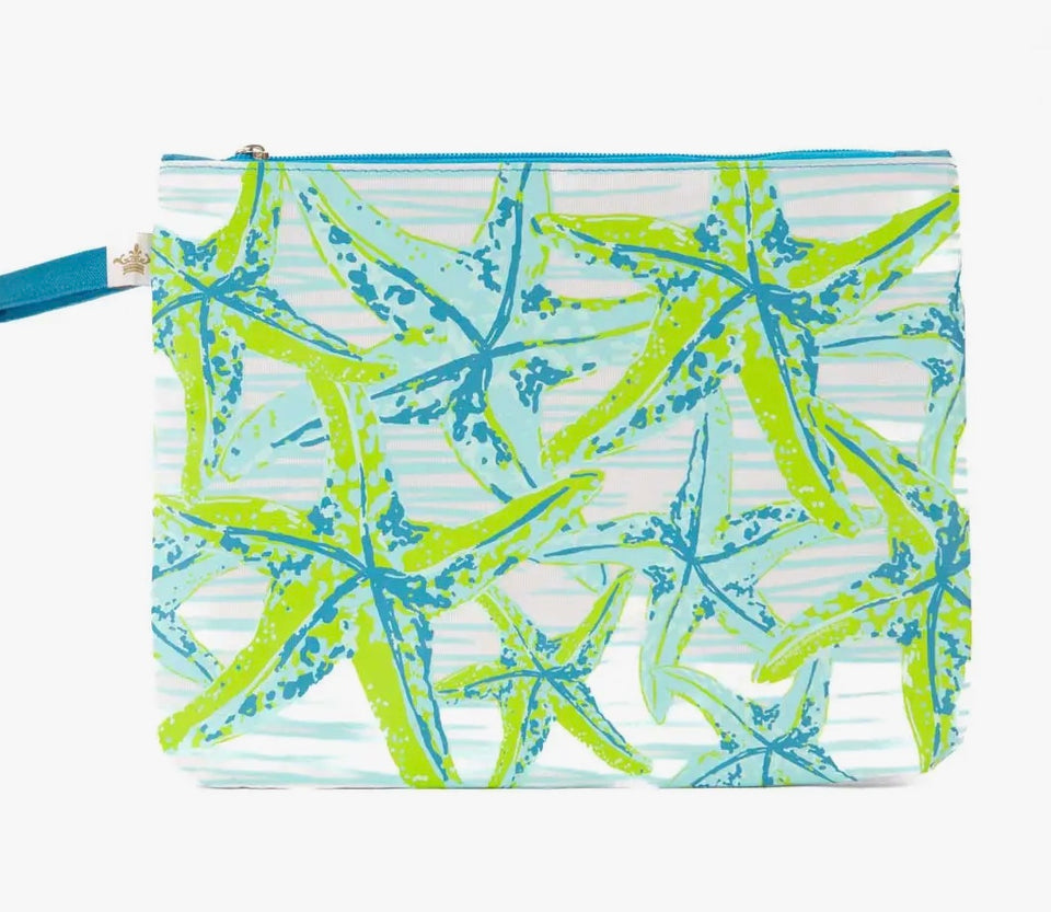 blue green wet dry pouch front