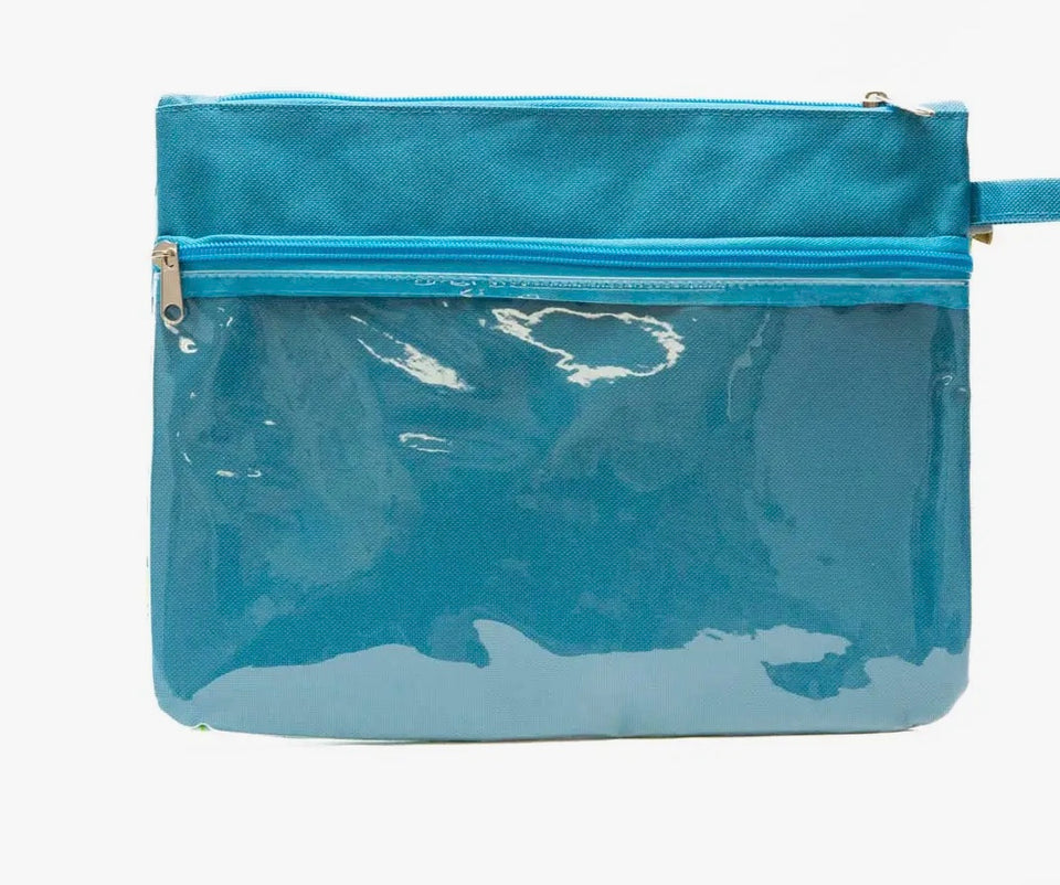 blue green wet dry pouch back
