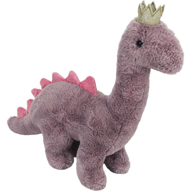 pink and purple dinosaur with crown
