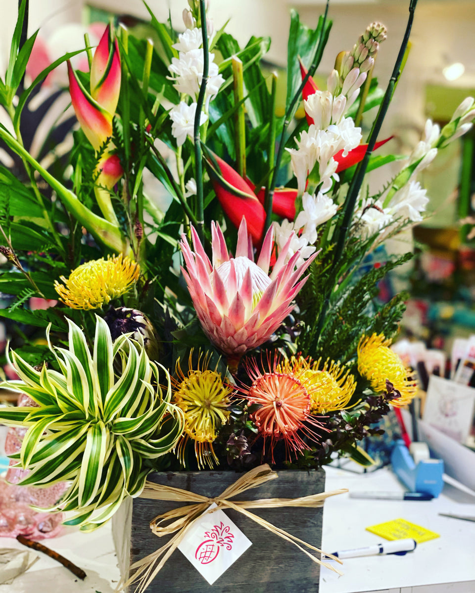 Big hawaiian flower arrangement