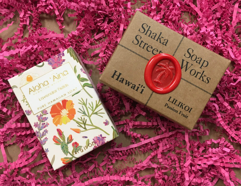 shaka street soap and aloha aina soap