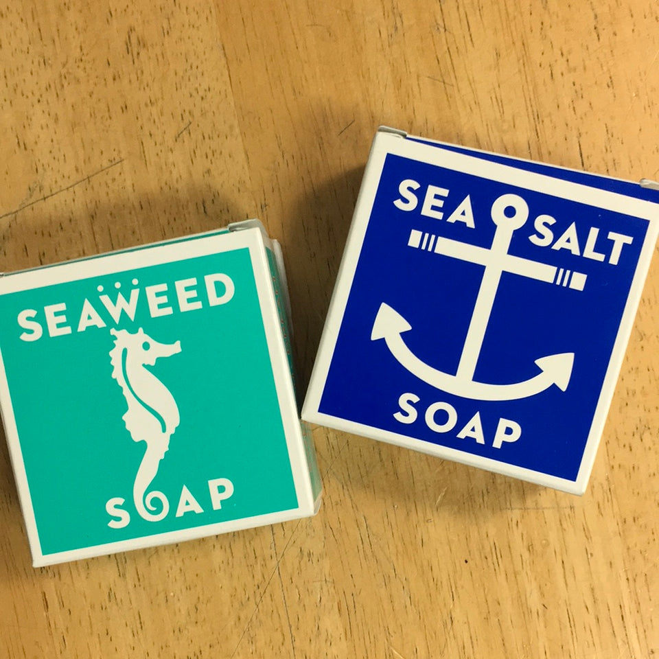 Photo of sea salt soap and seaweed soap
