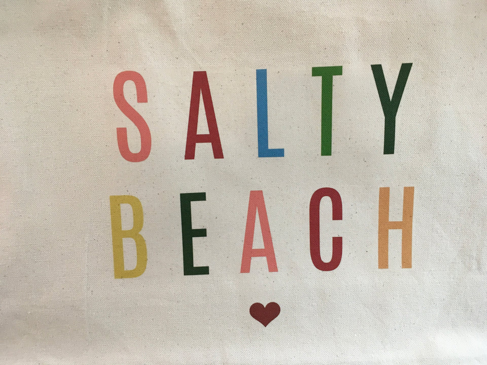 Salty Beach tote - Includes free delivery on Oahu