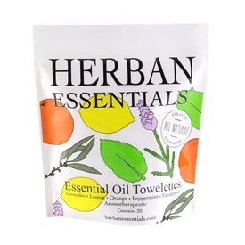 Bag of Mixed Herban Essential Towelettes