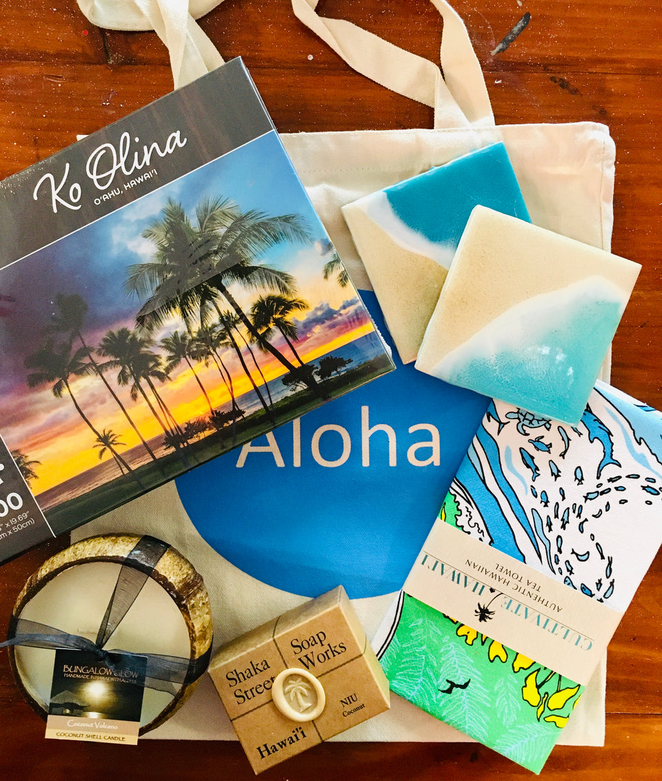 Hawaii Ocean Lovers gift ready made gift basket