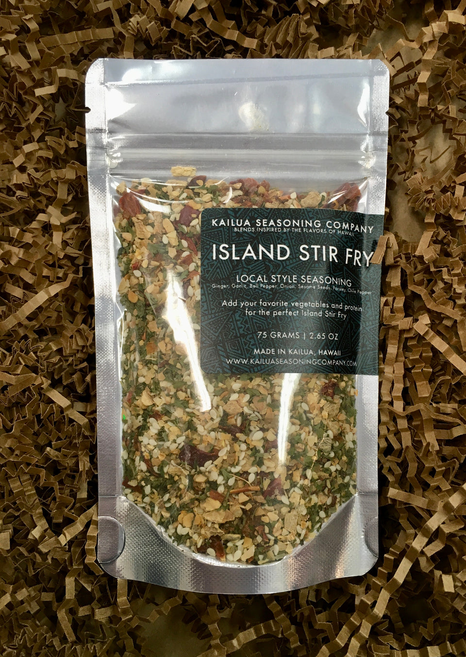 close up of island stir fry spice